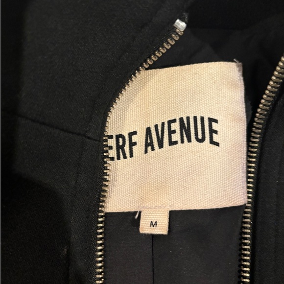 Djerf Avenue Black Bomber Jacket - Picture 1 of 3